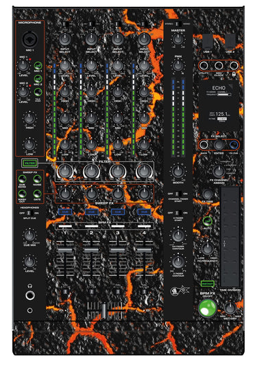 Denon DJ X 1800 Skin Lava